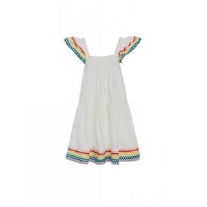 NEW SEA girl's ria dress in white